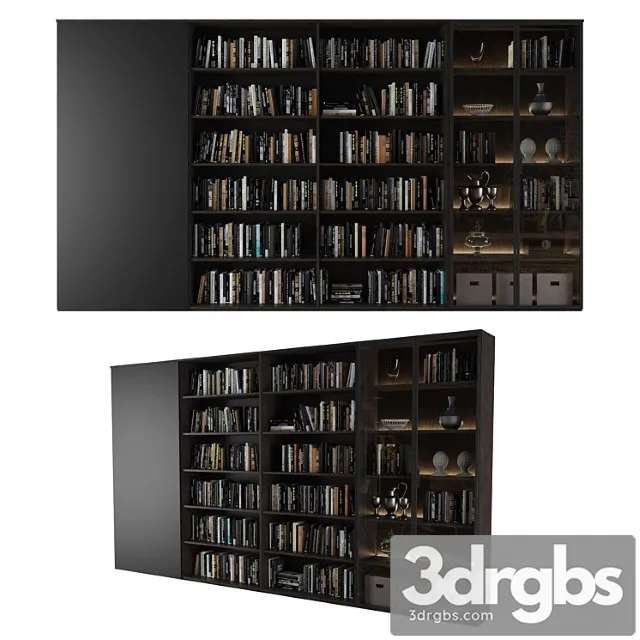 Bookcase 12 3D Model Free