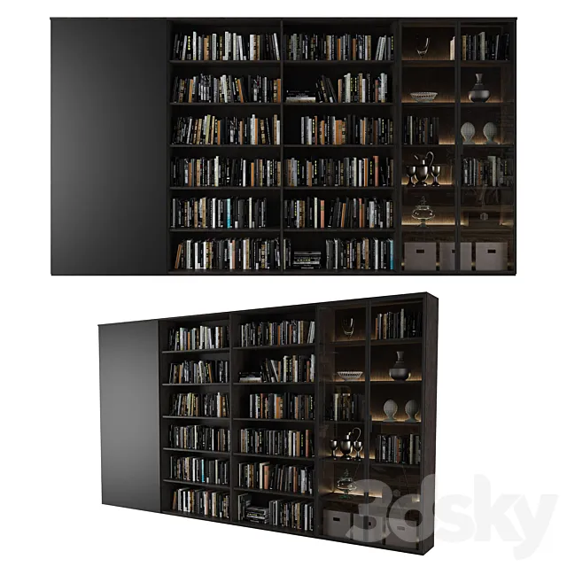 Bookcase 12 3DModel
