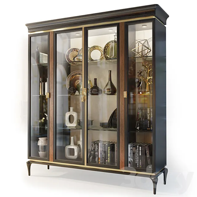 Bookcase _ Showcase Dilan. AR Arredamenti 3DModel