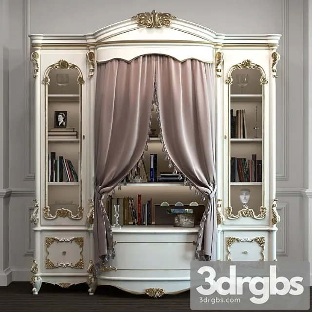 Bookcase alberto & mario ghezzani ru 1001 monnalisa 3D Model Free