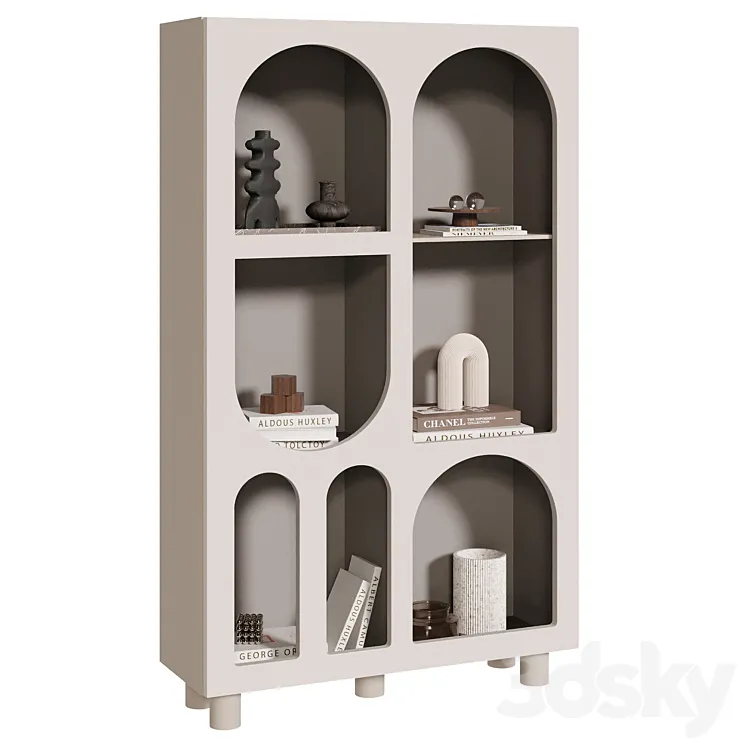 Bookcase Archy La Redoute Interieurs 3D Model Free
