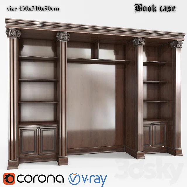 Bookcase (Bookcase) 3DModel