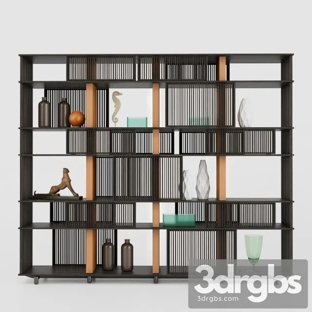 Bookcase Lloyd 3D Model Free