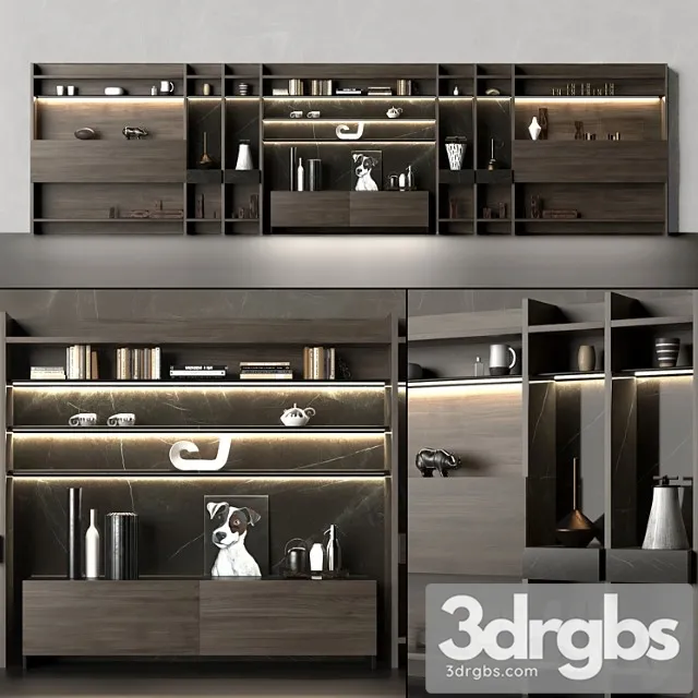 Bookcase misuraemme over 3D Model Free