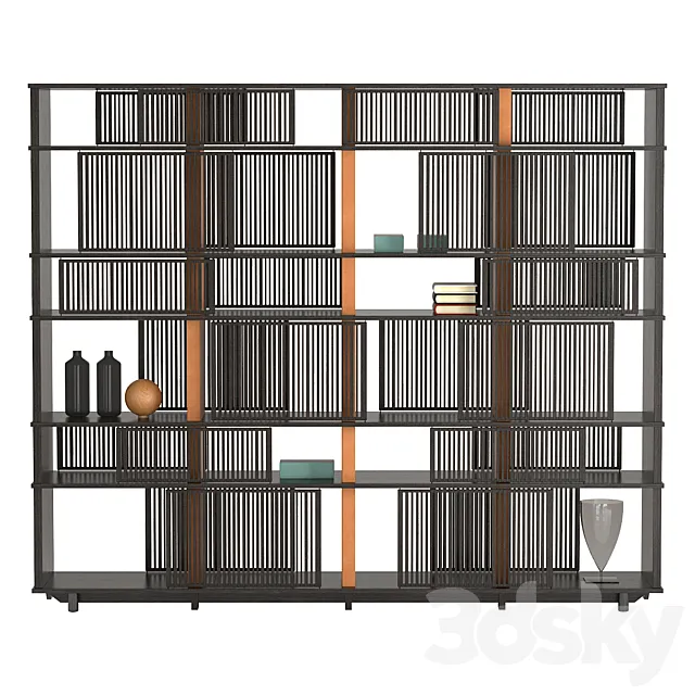 Bookcase Poltrona Frau Lloyd 3D Model