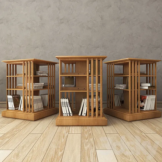 Bookcase "roll" 3DModel