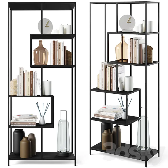 Bookcase Seaford by Actona 3DModel