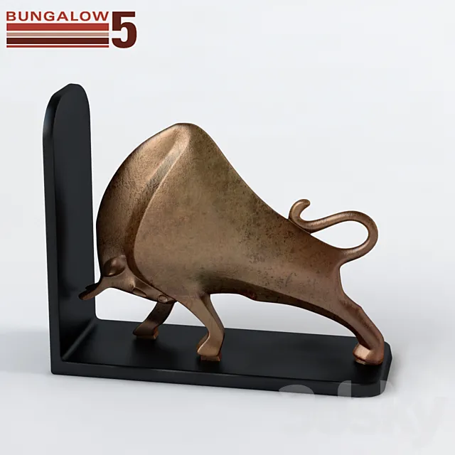 Bookends Bungalow 5 Bisoni Bookends 2 3D Model