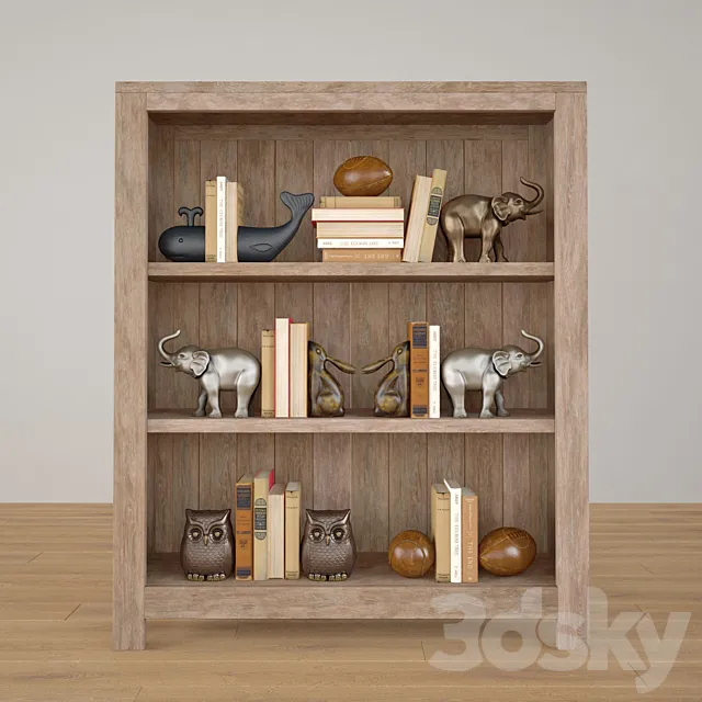 Bookends from Restoration Hardware 3D Model