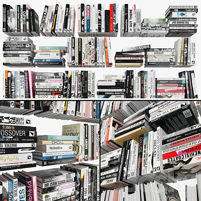 Books (146 items) Part 3 3DModel
