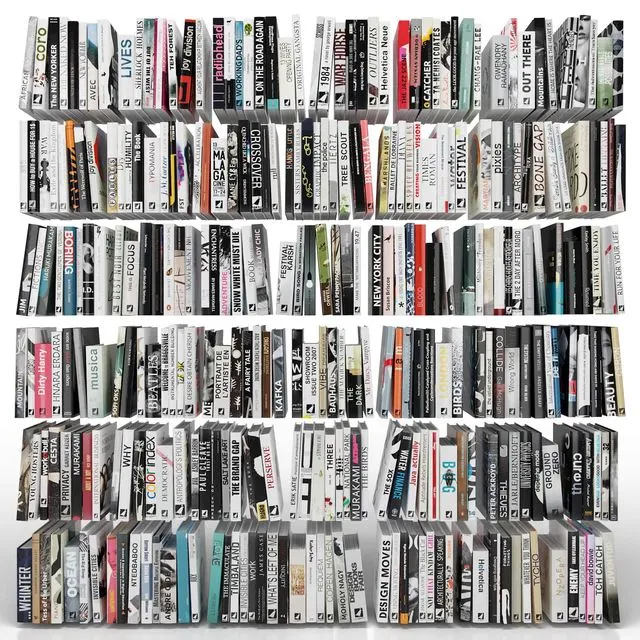 Books (150 items) Part 1 3D Model