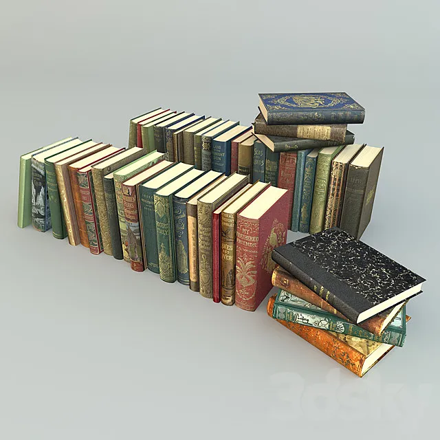 Books 3DModel