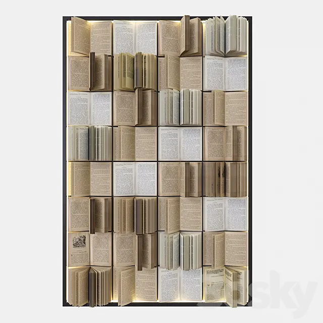 Books 3DModel