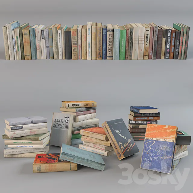 Books (Collection 3) 3DModel