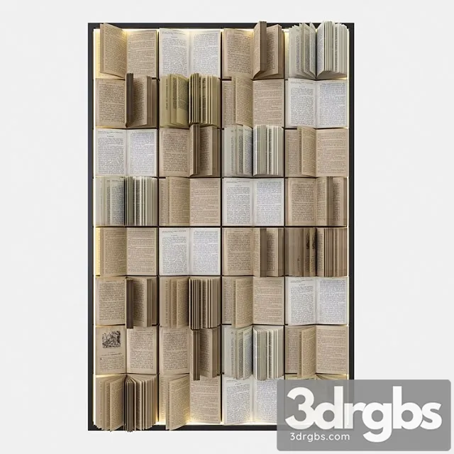 Books set 2 3D Model Free