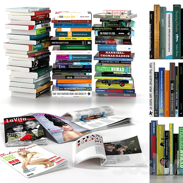 BOOKS VOL 3 3D Model