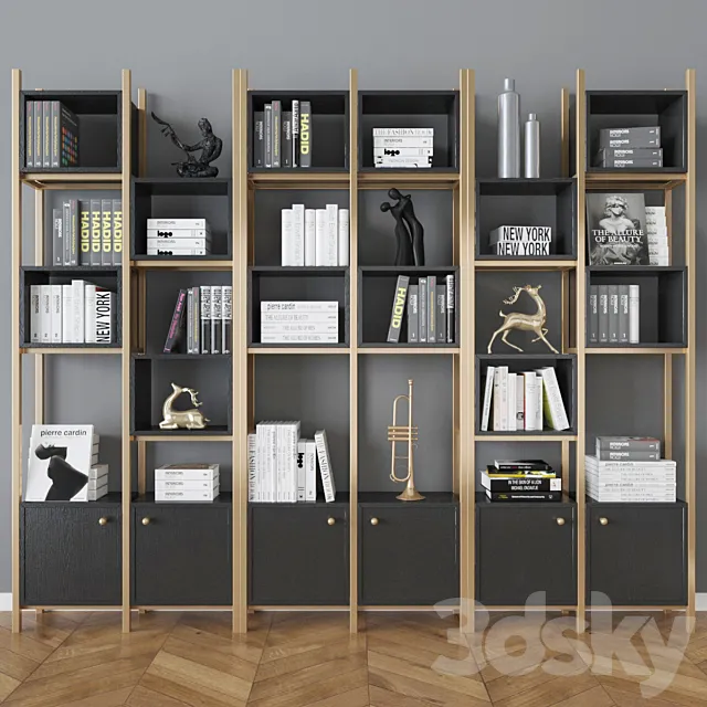 bookshelf 3D Model