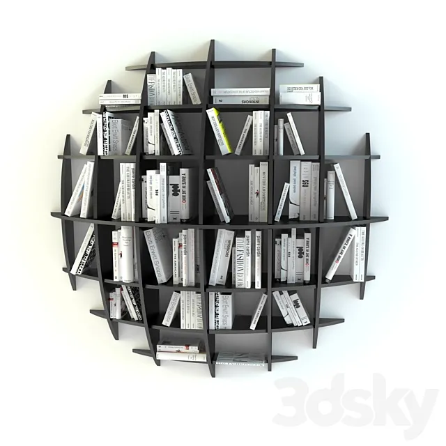 Bookshelf 3D Model