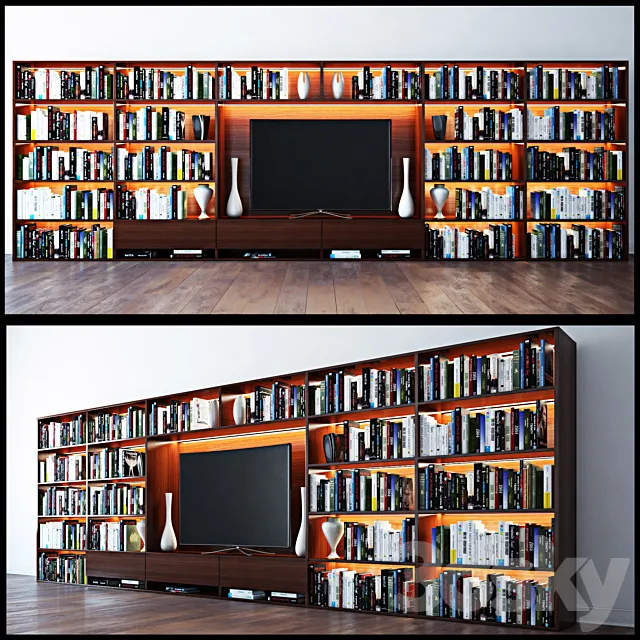 bookshelves 3DModel