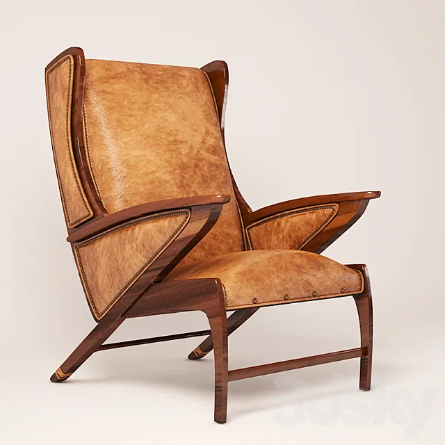BOOMERANG armchair by HANCOCK AND MOORE 3D Model