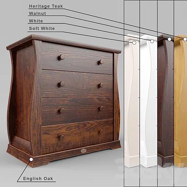 Boori Country Sleigh 3D Model