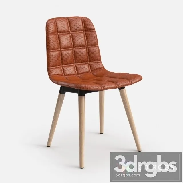 Bop Wood Stuhl 3D Model Free
