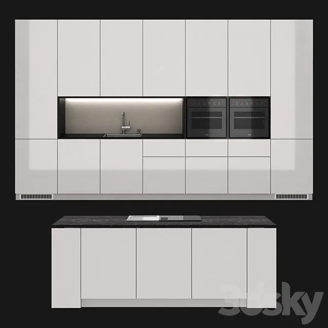 Bora loft kitchen 3D Model