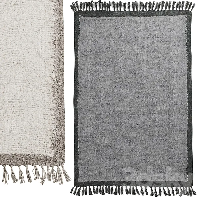 Border Shaggy Rug by Urban Outfitters 3DModel