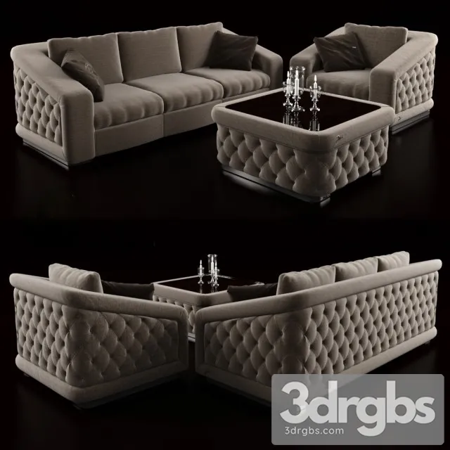 Bordignon Camillo Csnc Garbo Sofa 01 3D Model Free