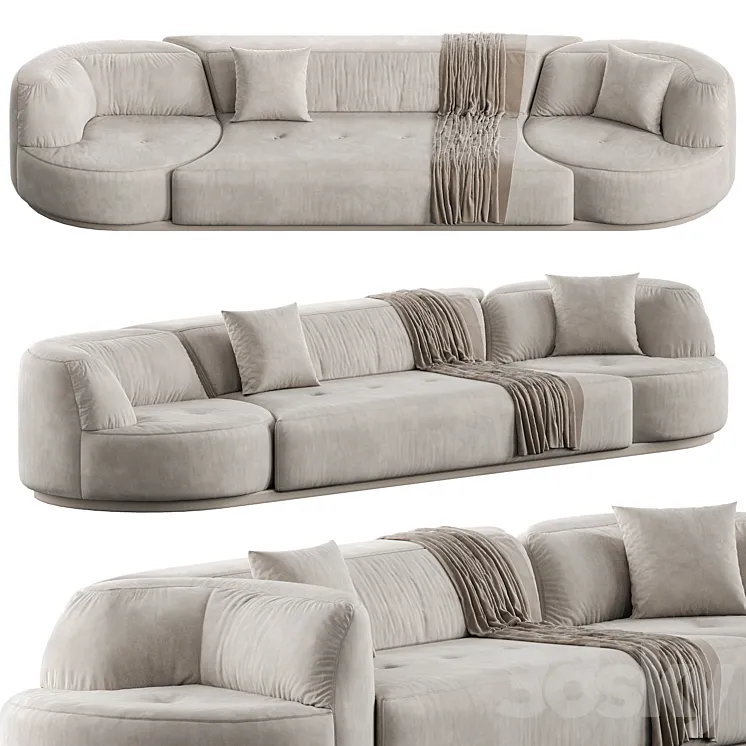 BORDONE SOFA 3D Model Free