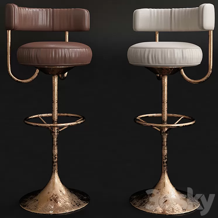 Borje Johansson Bar Stools by Johansson 3D Model