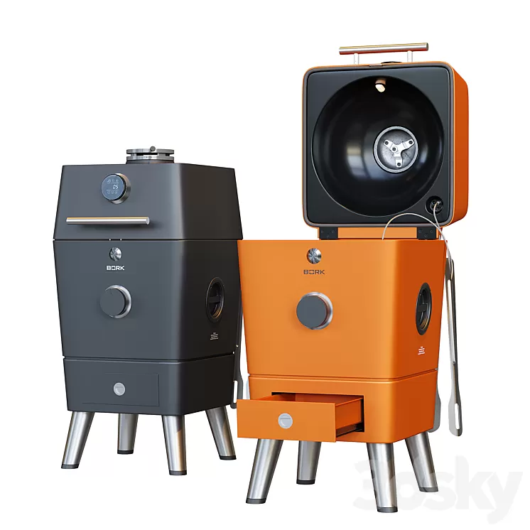 Bork G610 grill 3D Model