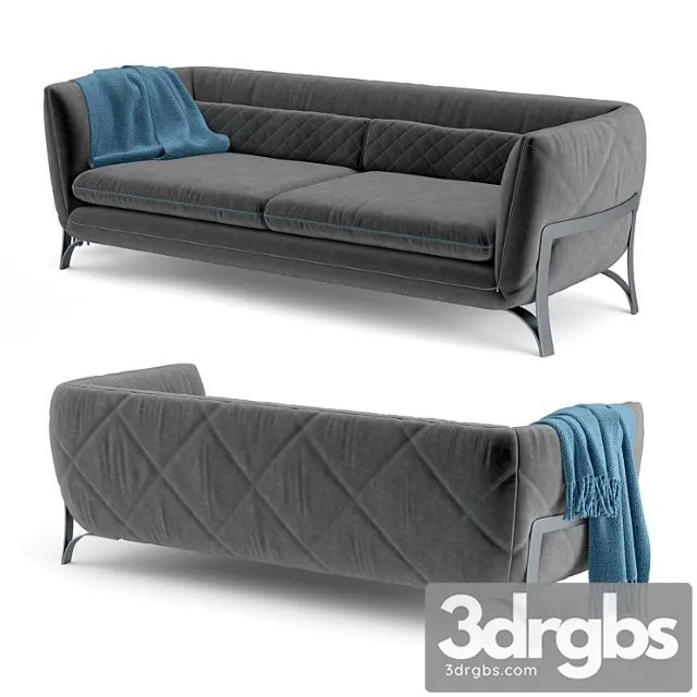 Borzalino athena sofa 2 3D Model Free