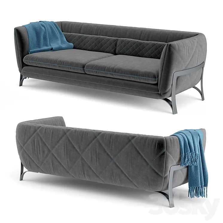 Borzalino athena sofa 3D Model