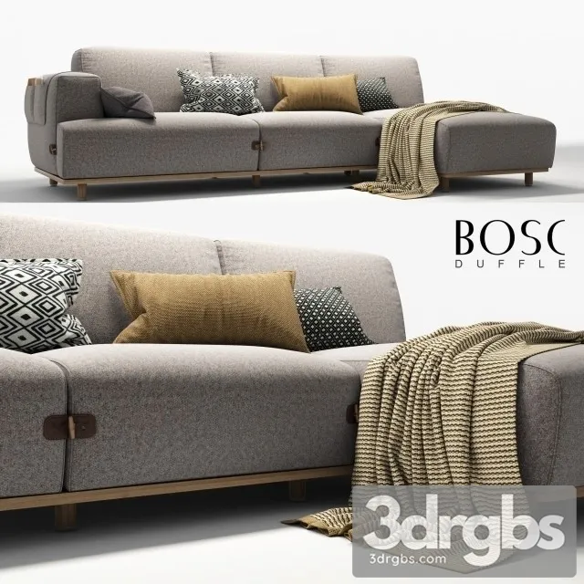 Bosc Duffle Sofa 3D Model Free