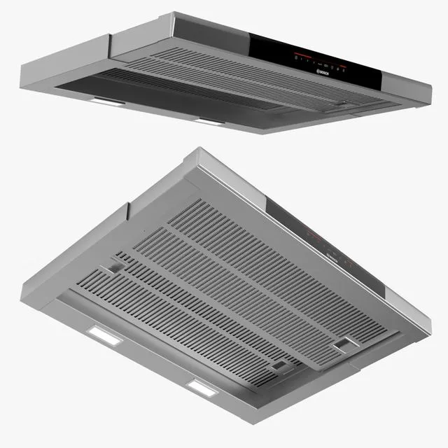 Bosch 60cmTelescopic cooker hood Serie 8 DFS067J50B Brushed steel 3D Model