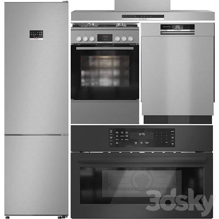 Bosch Appliance Collection 14 3D Model Free