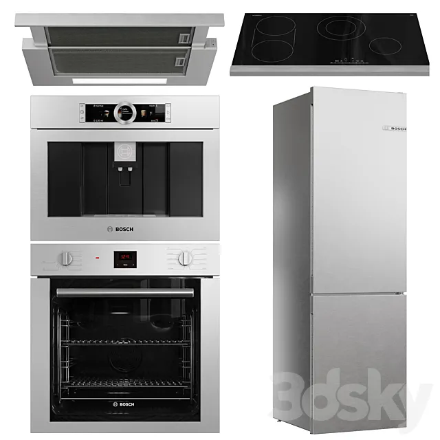 Bosch Appliance Collection 3D Model