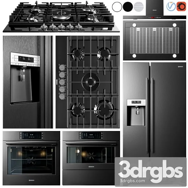 Bosch Appliance Collection 3D Model Free