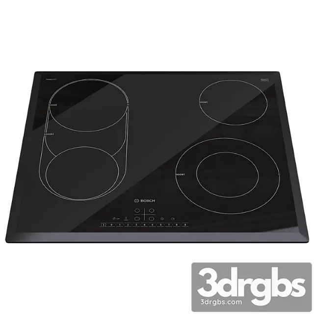 Bosch cooktop pkm651fp1 2 3D Model Free