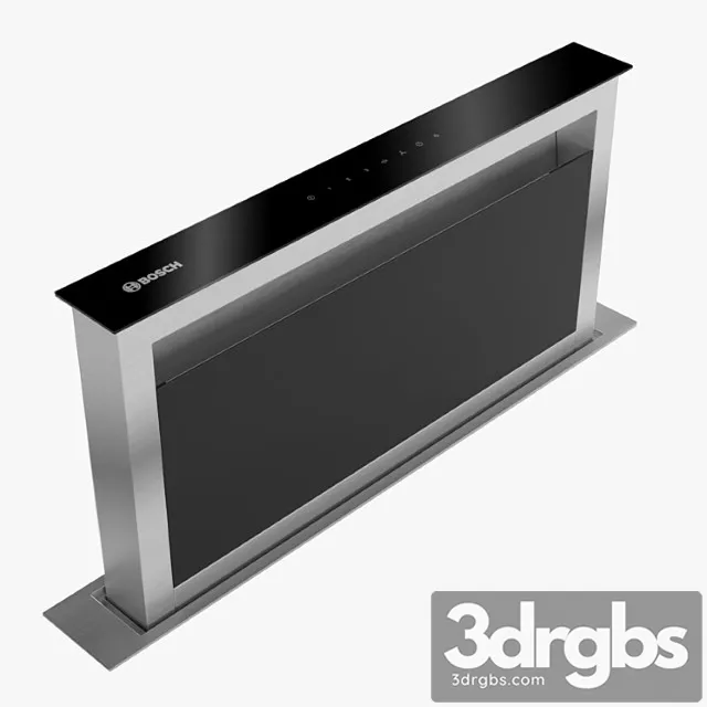 Bosch Domino Ventilation Module 91cm Wide Dda097g59b Brushed Steel Serie 8 3D Model Free