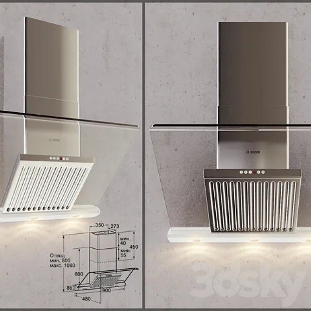 Bosch DWK096650 3DModel
