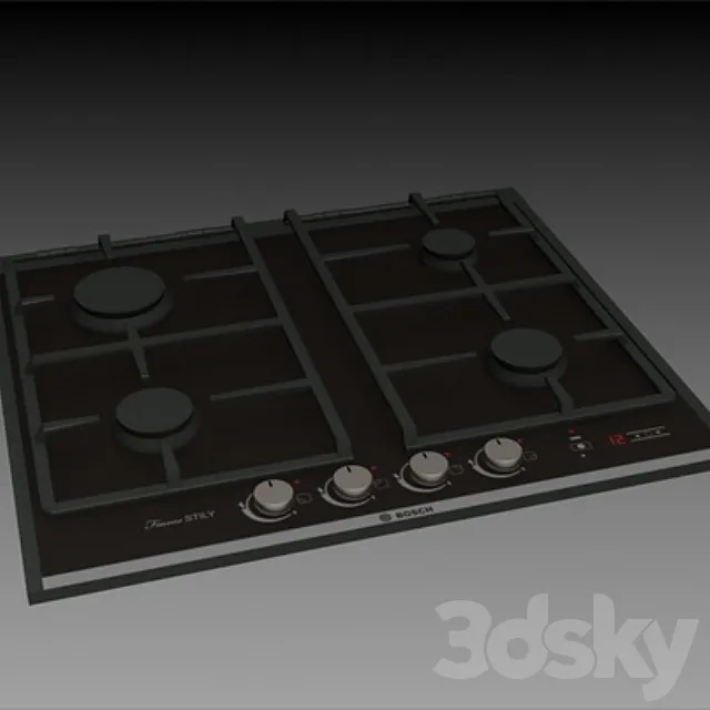 BOSCH GAS STOVE 3D Model