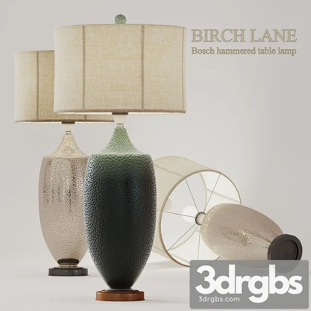 Bosch Hammered Table Lamp 1 3D Model Free