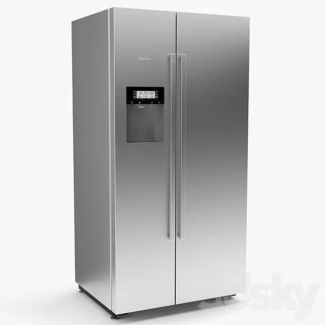 BOSCH - KAD92AI30 Serie 6 American-style fridge 3DModel
