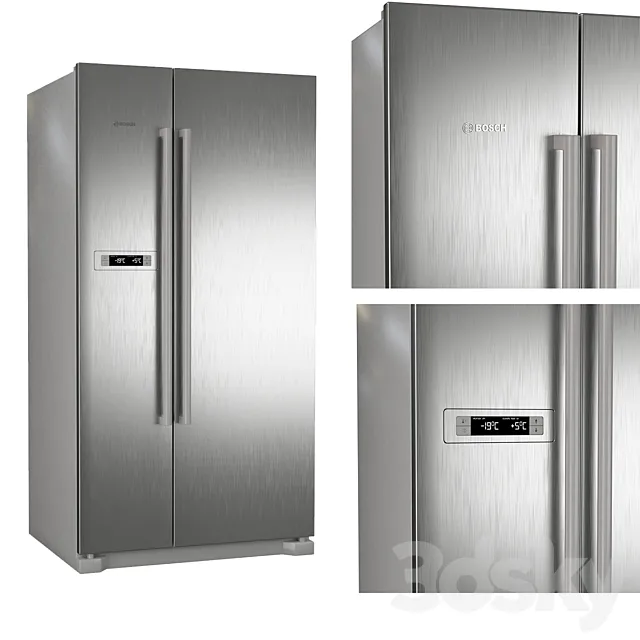 Bosch KAN90VI20R refrigerator 3D Model