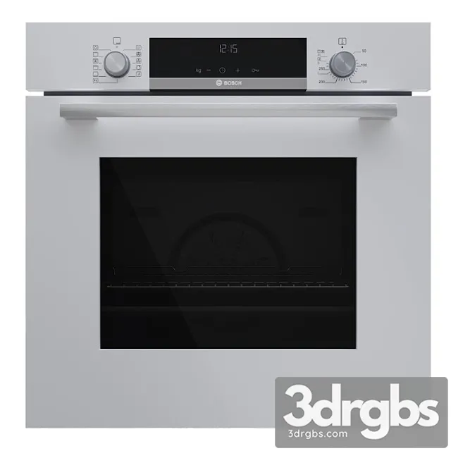 Bosch oven hba578bw0 2 3D Model Free