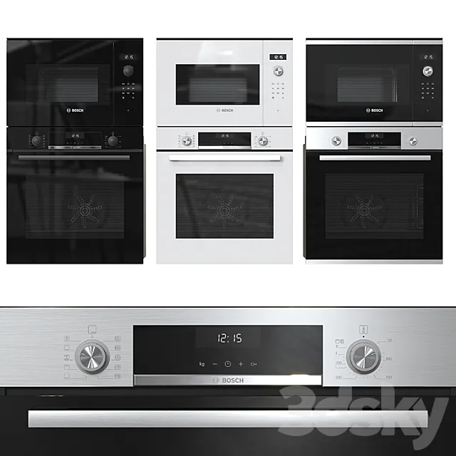 Bosch ovens and microwaves 3DModel