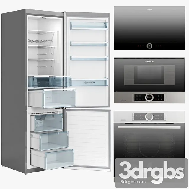 Bosch Series 8 Equipment Set 3D Model Free