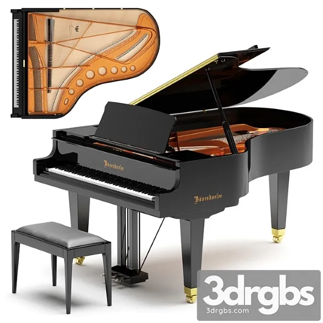 Bosendorfer 200 1 3D Model Free